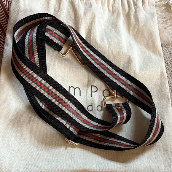 Pom Pom London Brown Crossbody Bag with Multiple Straps - Picture 5 of 7